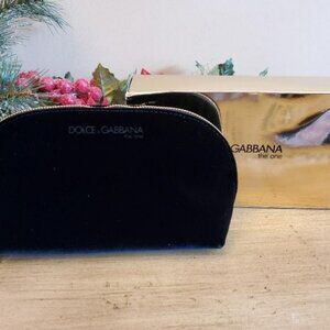 Dolce & Gabbana Makeup/Cosmetic Bag Pouch Clutch NEW D&G Toiletry Travel
